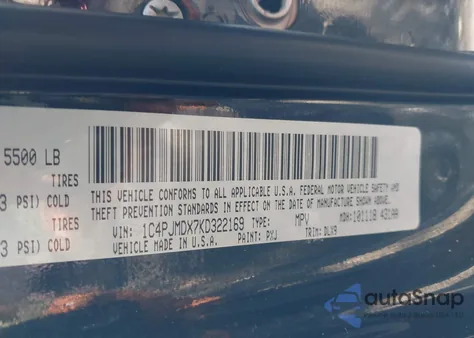 2019 Jeep Cherokee Limited 4X4 from USA, damaged, VIN 1C4PJMDX7KD322169